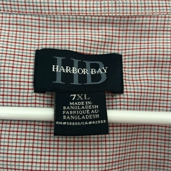 Big and tall, Men’s Harbor Bay 7X casual button down. - Picture 2 of 9